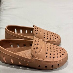 Kids Tan Floafer Loafers